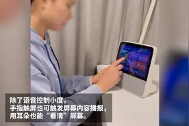小度率先上线“视觉辅助”功能，为视障群体提供贴心服务图片