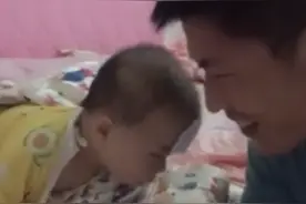 宝宝生病爸爸驱车7小时赶回家 妈妈：不敢相信图片