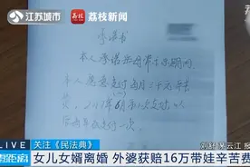 男子离婚后被判赔丈母娘16万元带娃费，网友：没毛病图片