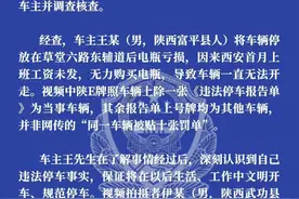小车被贴十张罚单？西安交警：有人将其他车辆罚单贴同一车上图片