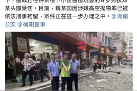 衡阳男子高空抛物砸伤男童，他扔出来的还有燃气灶、菜刀、行李箱……法院判了图片