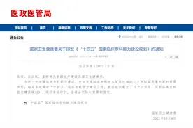 《“十四五”国家临床专科能力建设规划》解读来了图片