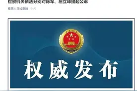 检察机关依法分别对陈军、庄立峰提起公诉图片