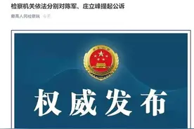 检察机关依法分别对陈军、庄立峰提起公诉图片