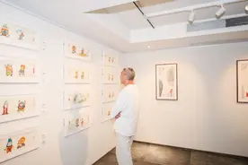 漫画家蔡志忠深圳首个个展举行，呈现儒释道兼容的精神气质图片