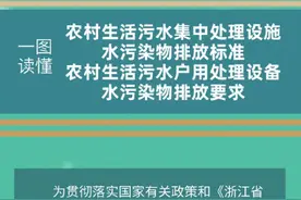 浙江农村生活污水处理设施排放有新标准图片