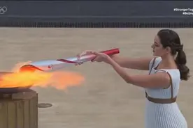 北京冬奥会火种成功交接 今日启程返回中国图片