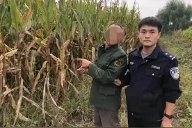 一心想着不劳而获！调兵山一男子跑地里偷玉米被抓图片