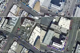 在美国西海岸大城市，卫星发现无家可归者帐篷区面积最多增加了10倍图片
