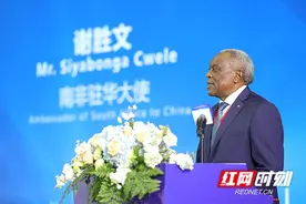 红网专访丨南非驻华大使谢胜文：诚邀湖南与南非一道扩大双边贸易合作图片