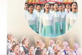 合唱，把歌唱在一起，将心聚到一起图片