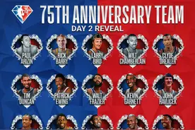NBA75大球星名单：第二天25人 乔丹领衔图片