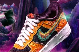 细节极其精美！亡灵节主题 Air Force 1 首次曝光图片
