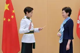 何珮珊就任香港海关关长：会致力维护国家安全，防范恐怖主义活动图片