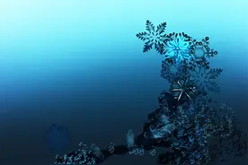 形态各异的雪花图片