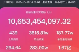 淘宝崩了！李佳琦薇娅一天卖了189亿元！近5亿人次围观，跑赢4000家A股公司全年营收图片
