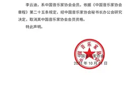 李云迪被中国音乐家协会取消会员资格图片