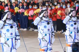 瞬间一周丨神舟十三号出征图片
