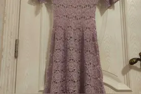 精致美丽的大工程！女士优雅钩针短袖连衣裙（有编织图解）图片
