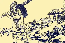民间故事：渔夫河边打鱼，听到水鬼说话，半夜直接闯进寡妇家图片