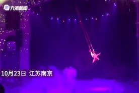 南京一野生动物园杂技演员意外高空坠落，园方：头次发生，受伤演员已送医救治图片