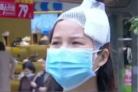 真出事了！玩密室逃脱，她被真刀砍到头···图片