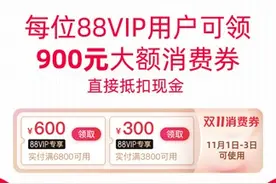 天猫放出双十一大额消费券 戴森V11吸尘器携最低价来袭图片