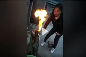 江苏淮安一村民家现“可燃井水”，原是含天然气，但无开发价值图片