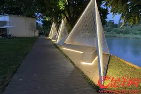 入夜不再“隐身”！广州天河湿地公园“亮”了图片
