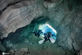 “地球之眼”美到窒息！水下摄影师拍摄克罗地亚塞蒂纳河源头图片