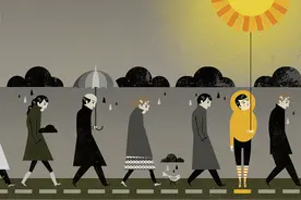陪伴抑郁症患者的人图片