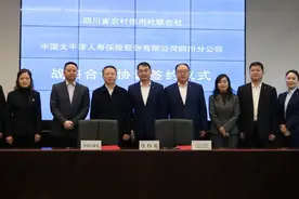 四川农信与中国太保寿险四川分公司签署战略合作协议图片