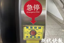 3岁男童地铁站内按停电扶梯，这些按钮不能乱动图片