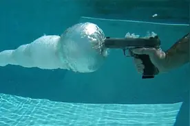 子弹在水里到底有多大的杀射力？图片
