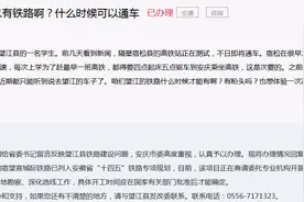安庆回复网友：宿望宣城际铁路已列入省“十四五”铁路专项规划图片