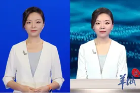 羊晚“真人AI合成主播”上岗！羊小晚、羊小派为您24小时播报新闻图片