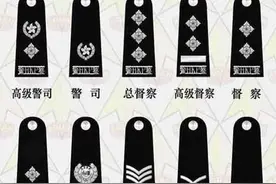 扫盲，东亚地区警察警衔图样图片