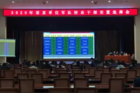 军转干部进山东省直安置情况（2020年）图片
