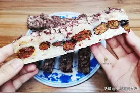 一层红豆一层枣，北方过年必做的年糕，香甜软糯，舌尖上的年味图片