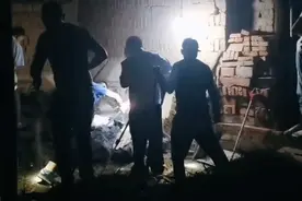 云南一眼镜王蛇藏家里三年，民警刨土1小时徒手拎出，为保护动物图片