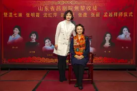 名师出高徒——滨州市吕剧团张明霞正式拜吕剧名家焦黎为师图片