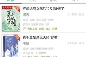 晋江霸王票总榜（一部分）图片
