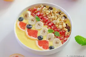 不开火搞定下午茶，教你做简单创意甜品芒果思慕雪图片