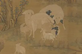 读画︱《牧羊图卷》——一群各具神态的羊，趣味十足！图片