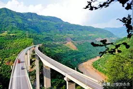 重庆经赤水至叙永高速贵州段具体路线地图版，让你对路线一目了然图片