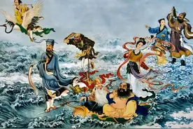 八仙过海中，无人成就天仙，汉钟离、吕洞宾师徒均为神仙之位图片