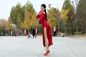 小胖妹又一人在广场跳舞好漂亮《留离》大叔很淡定的拿手机录像视频封面