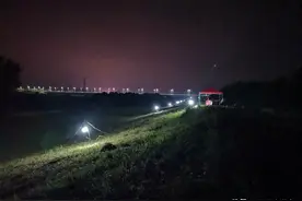 淮河大坝山王段“点亮”最美夜空图片