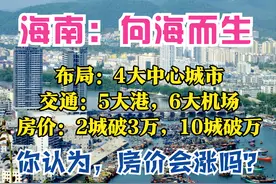 海南2035：1250万人，2大经济圈，5大港，6座机场，2城房价破3万图片
