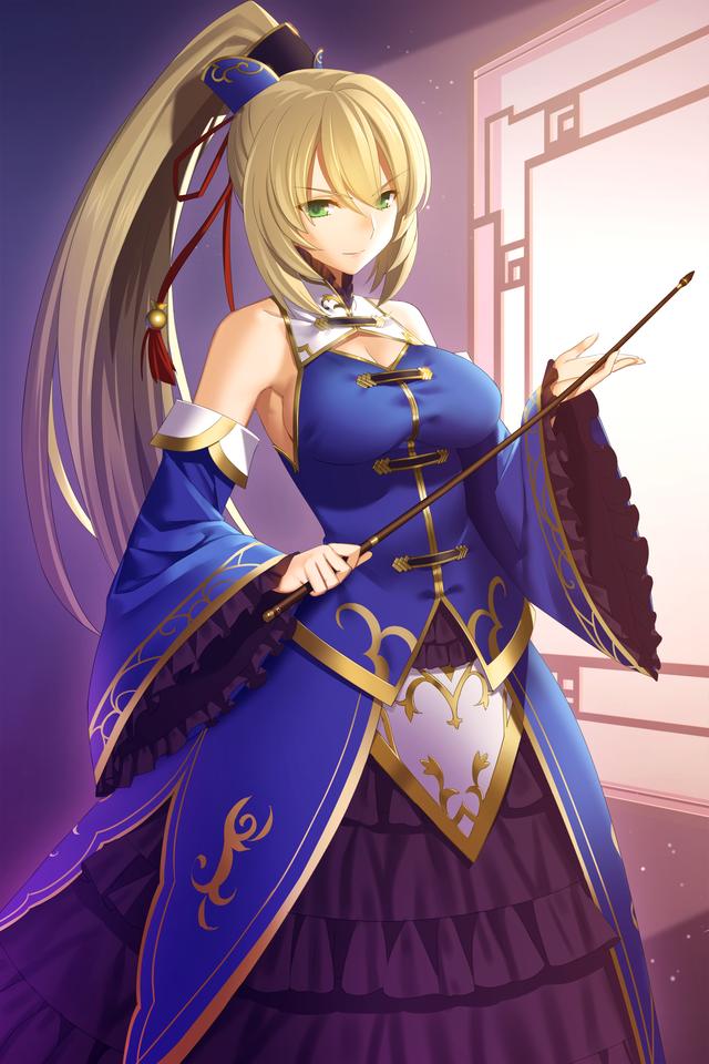 唯美国漫风格《三国罗曼史》游戏卡牌高清原画 女性版三国人物欣赏